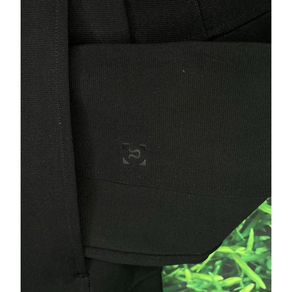 Lululemon Sojourn Track Jacket Large Black Full Zip Stretch Softshell Warpstreme - Picture 4 of 7